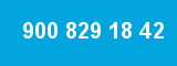900 829 18 42 900 829 18 42